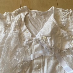 美品★ベビー　ニューボーンドレス　白の画像