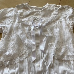 美品★ベビー　ニューボーンドレス　白の画像