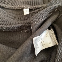 ＊シンプルワンピース２点セット＊ブラック＊グレー＊サイズ110＊の画像