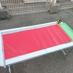 ターポリン　端材　レッド