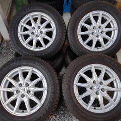 195/65R15スタッドレスセット　15×6J 5H100 綺麗めホイール付き