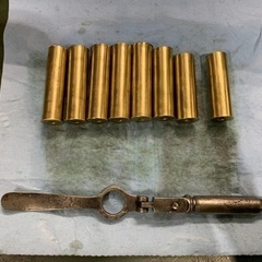 村田銃等　12番真鍮薬莢　雷管詰め替器　使用済み　ハンター　猟　マタギ　最終値下げ の画像