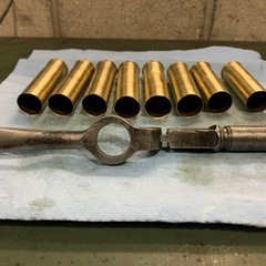 村田銃等　12番真鍮薬莢　雷管詰め替器　使用済み　ハンター　猟　マタギ　最終値下げ の画像