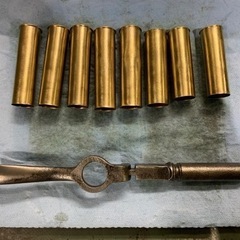 村田銃等　12番真鍮薬莢　雷管詰め替器　使用済み　ハンター　猟　マタギ　最終値下げ の画像