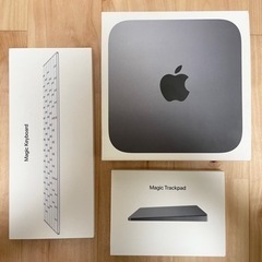 Mac mini、Magic Keyboard、Magic Tr...