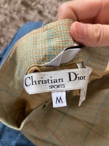 Dior 【Christian Dior SPORTS】　黄緑チェックのパンツ