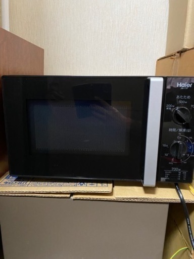 決まりました‼️ハイアール 電子レンジ 2018年製 簡易清掃済み