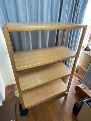 無印良品　オーク材ユニットシェルフ