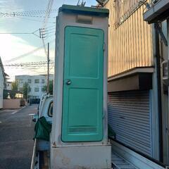 仮設トイレ　引取でお願い致します