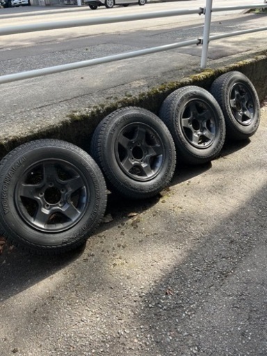 ジムニー JB23 JB64 JA22 リフトアップ 185/85R16 ホイール付き