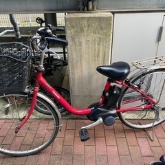 【11/22頃で締切】Panasonic 電動アシスト自転車　電...