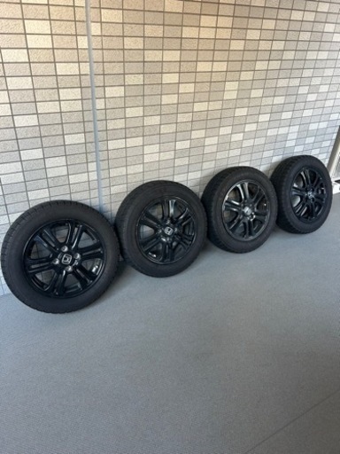 エヌボックス　アルミホイール+スタッドレスタイヤ