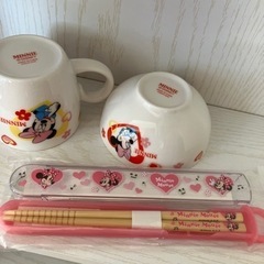 【新品】MINNIE子供用食器セットの画像