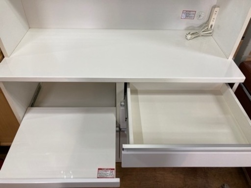 レンジボード 幅120cm ホワイト 中古