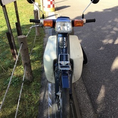 ホンダスーパーカブ　4速カブ　前後タイヤ新品付　新品バッテリー　オイル交換済み　燃料ポンプ交換の画像