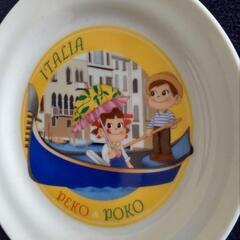 ペコちゃんポコちゃんの限定品プレートの画像