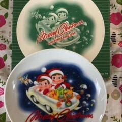 ペコちゃんポコちゃんの限定品プレートの画像