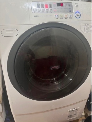 【最終値下げ】AQUA ドラム式洗濯機　サンヨー