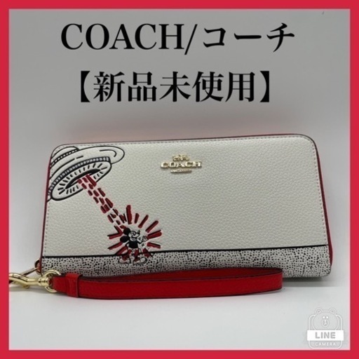 COACH長財布　コーチxディズニーxキース・ヘリング　コラボ財布