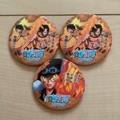 ワンピーススクラッチ☆缶バッチ３つセット