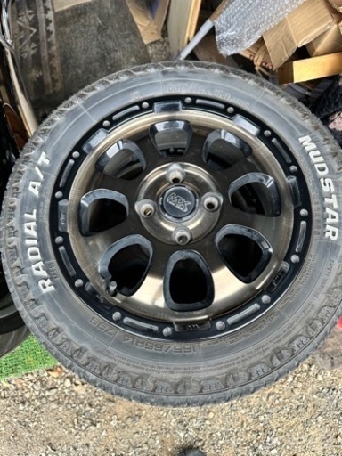 マッドクロス　タイヤホイールセット4本中古　軽