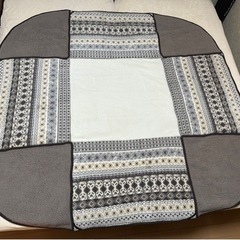 【成約済】洗える、省スペースこたつ布団（中掛け毛布＆こたつ敷き）...
