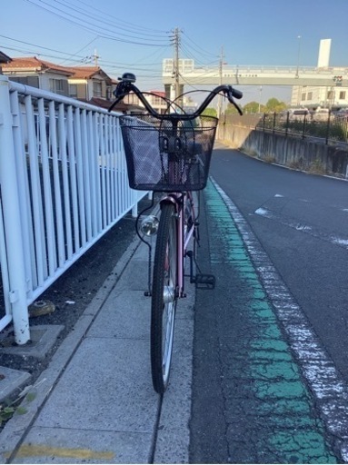 【中古自転車】26インチ(パールピンクメタリック)外装6段