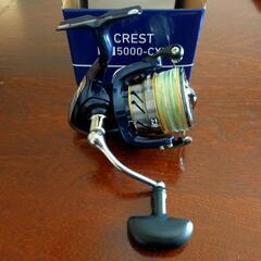 値下げしました。Daiwa　リールCREST 5000CXH PE3号200m付の画像