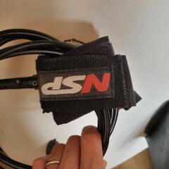 NSP ミッドレングス サーフボード　リーシュコード、フィン付きの画像