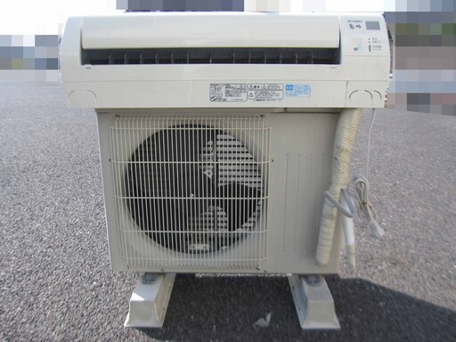 中古品 三菱 2013 ルームエアコン 2.2ｋｗ ６畳用 リモコン ＆ 背板付属