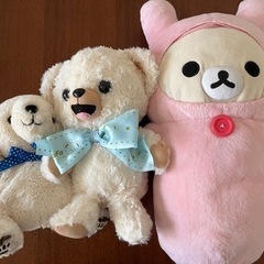ぬいぐるみ3点