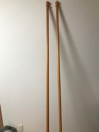 ウッド カーテンレール ２セット