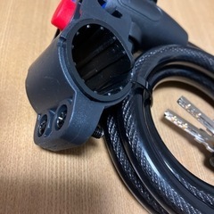 新品☆自転車の盗難防止☆鍵☆スペアキー付きの画像