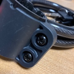新品☆自転車の盗難防止☆鍵☆スペアキー付きの画像