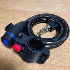 新品☆自転車の盗難防止☆鍵☆スペアキー付き