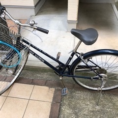 【決定】27インチ6段ギア付き自転車