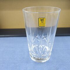 未使用保管品 カガミクリスタル グラス 5個セット 直径6.5cm 高さ12cm タンブラー コップ 札幌 西岡店の画像
