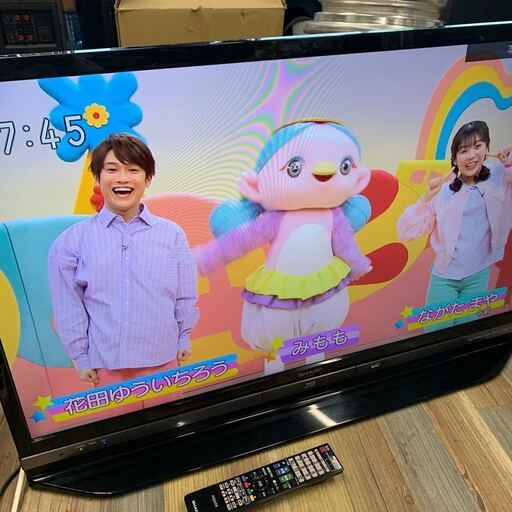 動作良好 SHARP シャープ AQUOS BD/HDD内蔵 40V型液晶テレビ LC-40DR9 2014年製 アクオス