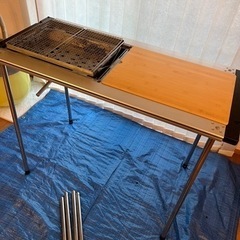 アイアングリルテーブルの中古が安い！激安で譲ります・無料で