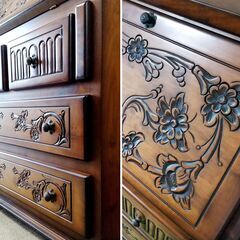 明石市 大蔵谷IC】ライティングビューロー ヨーロッパ家具 アンティーク 机