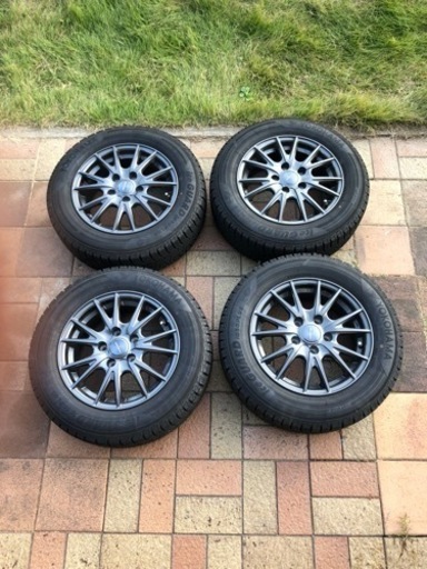 バリ山スタッドレスホイール4本セット　YOKOHAMA iG50PLUS 195/65R15