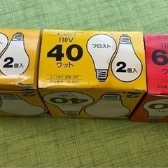 オーム電球40W60W 5本セットの画像