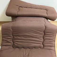 掛け羽根布団　敷き布団の画像