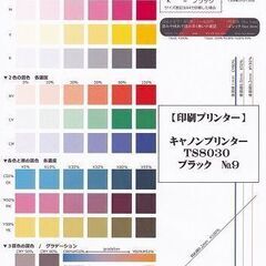 キャノンプリンター TS8030 ブラック №９　 【800枚以下】の画像