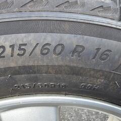 買い手決定《中古》215/60R16 スタッドレスタイヤ&アルミホイールの画像