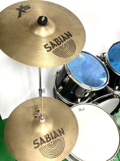 【SOLD OUT！】◆Pearl パール◆ドラムセット フォーラムシリーズ 一式 SABIAN シンバル類 中古良品