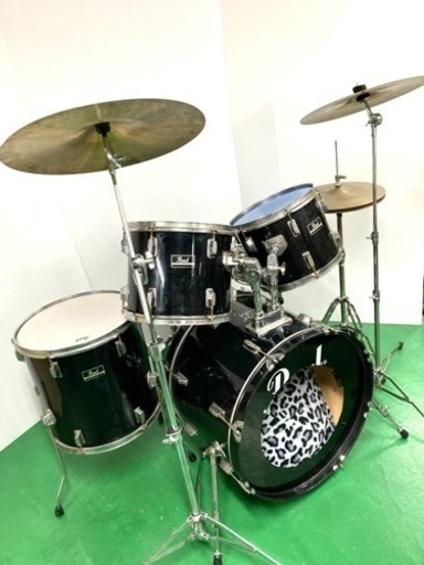 【SOLD OUT！】◆Pearl パール◆ドラムセット フォーラムシリーズ 一式 SABIAN シンバル類 中古良品