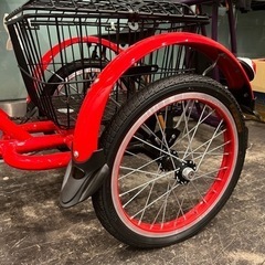 HAPPY RIDING CHINESE DESIGN 三輪車 16インチ レッドの画像