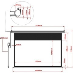 【元値 1.49万円】電動スクリーン リモコン付きの画像
