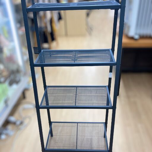 【REGASTOCK 川崎店】IKEA イケア LERBERG レールベリ シェエルフユニット ダークグレー